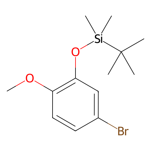 2-(叔丁基二甲基甲硅烷氧基)-4-溴苯甲醚,2-(t-Butyldimethylsilyloxy)-4-bromoanisole