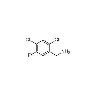 (2,4-二氯-5-氟苯基)甲胺,(2,4-Dichloro-5-fluorophenyl)methanamine