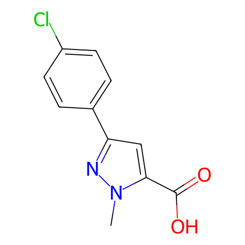 3-(4-氯-苯基)-1-甲基-1H-吡唑-5-甲酸,3-(4-Chlorophenyl)-1-methyl-1H-pyrazole-5-carboxylic acid