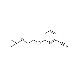 6-(2-(叔丁氧基)乙氧基)吡啶甲腈,6-(2-(tert-Butoxy)ethoxy)picolinonitrile