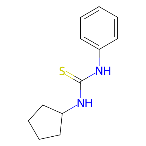 1-環(huán)戊基-3-苯基硫脲,1-Cyclopentyl-3-phenylthiourea