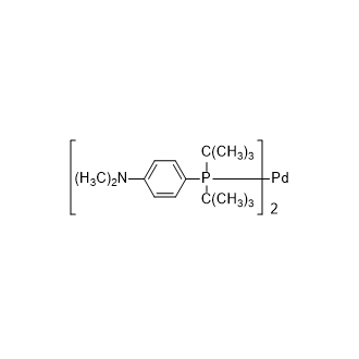 双[二叔丁基(4-二甲氨基苯基)膦]钯(0),Bis[di-tert-butyl(4-dimethylaminophenyl)phosphine]palladium(0)