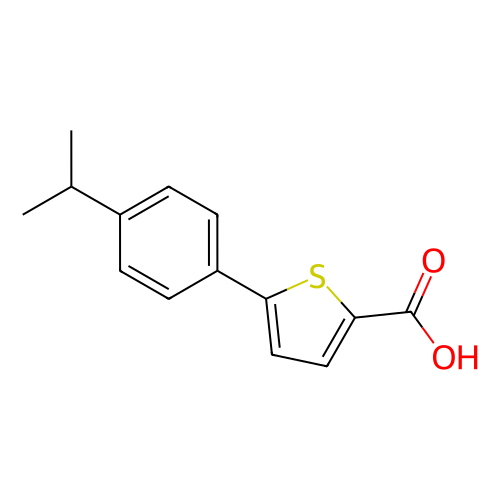 5-(4-異丙基苯基)噻吩-2-羧酸,5-(4-Isopropylphenyl)thiophene-2-carboxylic acid