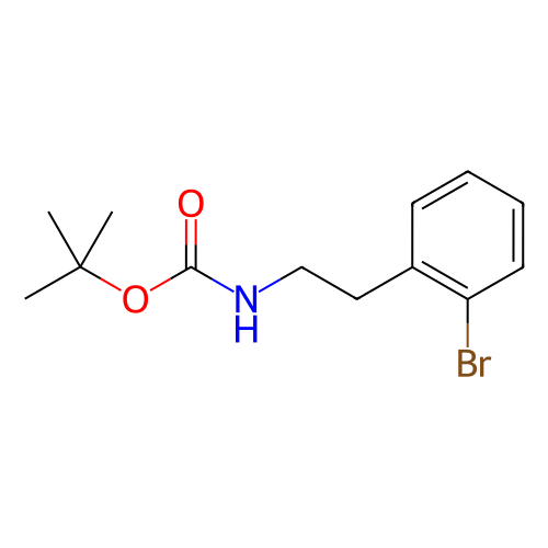 2-溴苯乙基氨基甲酸叔丁酯,tert-Butyl 2-bromophenethylcarbamate
