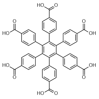 3',4',5',6'-四(4-羧基苯基)-[1,1':2',1''-三苯基]-4,4''-二羧酸,3',4',5',6'-Tetrakis(4-carboxyphenyl)-[1,1':2',1''-terphenyl]-4,4''-dicarboxylic acid