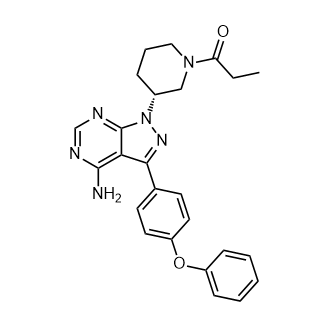 (R)-1-(3-(4-氨基-3-(4-苯氧基苯基)-1H-吡唑并[3,4-d]嘧啶-1-基)哌啶-1-基)丙-1-酮（伊布替尼/依魯替尼雜質(zhì)）,(R)-1-(3-(4-Amino-3-(4-phenoxyphenyl)-1H-pyrazolo[3,4-d]pyrimidin-1-yl)piperidin-1-yl)propan-1-one (Ibrutinib Impurity)