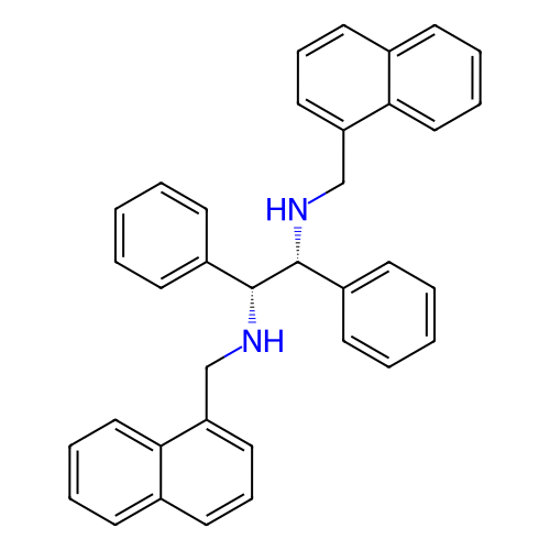 (1R,2R)-N,N'-双(1-萘基甲基)-1,2-二苯基-1,2-乙二胺,(1R,2R)-N,N'-Bis(1-naphthalenylmethyl)-1,2-diphenyl-1,2-ethanediamine