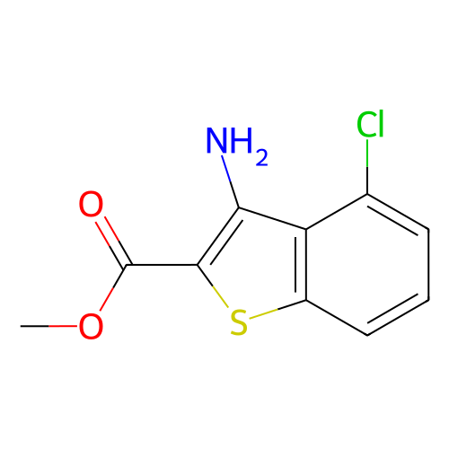 3-氨基-4-氯-1-苯并噻吩-2-羧酸甲酯,Methyl 3-amino-4-chloro-1-benzothiophene-2-carboxylate