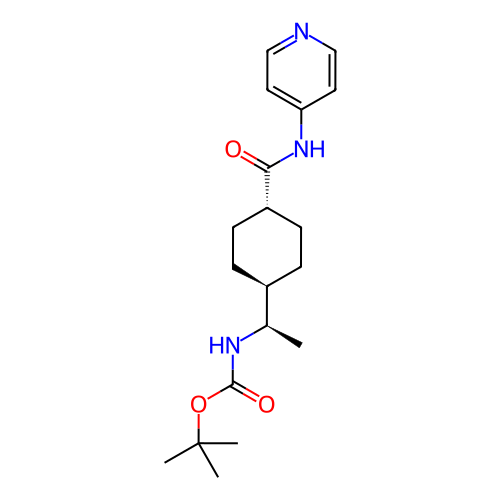 (1R)-反式-4-[N-Boc-1-氨基乙基]-N-4-吡啶基-环己烷甲酰胺,(1R)-trans-4-[N-Boc-1-aminoethyl]-N-4-pyridinyl-cyclohexanecarboxamide