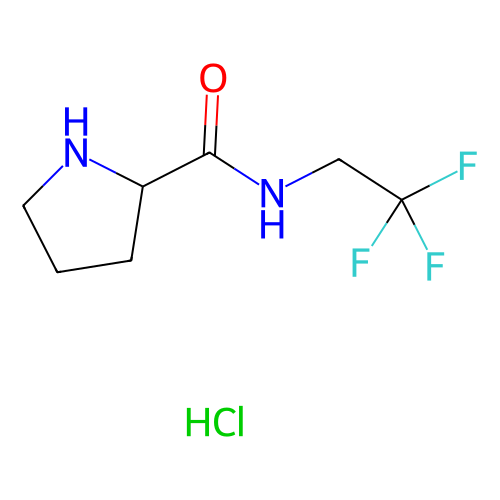 N-(2,2,2-三氟乙基)吡咯烷-2-甲酰胺盐酸盐,N-(2,2,2-trifluoroethyl)pyrrolidine-2-carboxamide hydrochloride