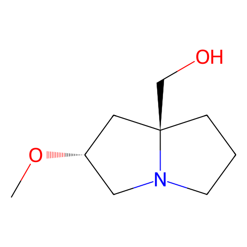 rel-((2R,7aS)-2-甲氧基六氢-1H-吡咯嗪-7a-基)甲醇,rel-((2R,7aS)-2-Methoxyhexahydro-1H-pyrrolizin-7a-yl)methanol