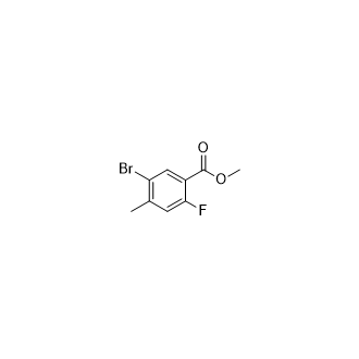 5-溴-2-氟-4-甲基苯甲酸甲酯,Methyl 5-bromo-2-fluoro-4-methylbenzoate