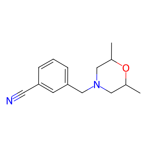 3-((2,6-二甲基嗎啉)甲基)苯甲腈,3-((2,6-Dimethylmorpholino)methyl)benzonitrile