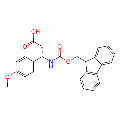 Fmoc-(S)-3-氨基-3-(4-甲氧基苯基)-丙酸,(S)-3-((((9H-Fluoren-9-yl)methoxy)carbonyl)amino)-3-(4-methoxyphenyl)propanoic acid