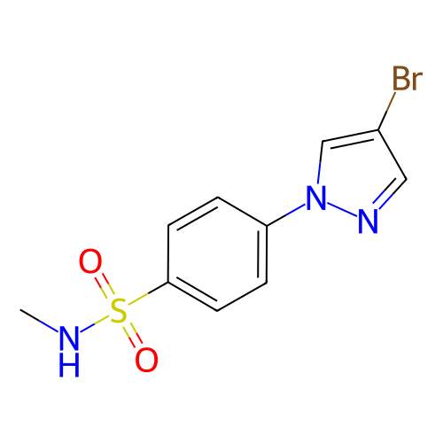 N-甲基4-(4-溴吡唑-1-基)苯磺酰胺,N-Methyl 4-(4-bromopyrazol-1-yl)benzenesulfonamide