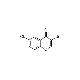 3-溴-6-氯-4H-色烯-4-酮,3-Bromo-6-chloro-4H-chromen-4-one