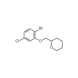 1-溴-4-氯-2-(四氫吡喃-2-基甲氧基)苯,1-Bromo-4-chloro-2-(tetrahydropyran-2-ylmethoxy)benzene