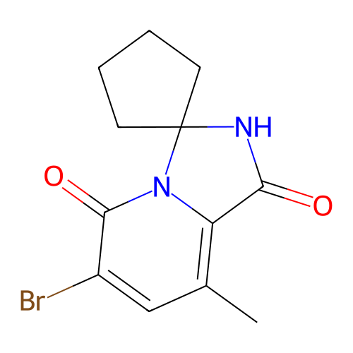 6'-溴-8'-甲基-1'H-螺[环戊烷-1,3'-咪唑并[1,5-a]吡啶] -1',5'(2'H)-二酮,6'-Bromo-8'-methyl-1'H-spiro[cyclopentane-1,3'-imidazo[1,5-a]pyridine]-1',5'(2'H)-dione