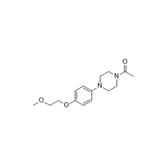 1-(4-(4-(2-甲氧基乙氧基)苯基)哌嗪-1-基)乙酮,1-(4-(4-(2-Methoxyethoxy)phenyl)piperazin-1-yl)ethanone