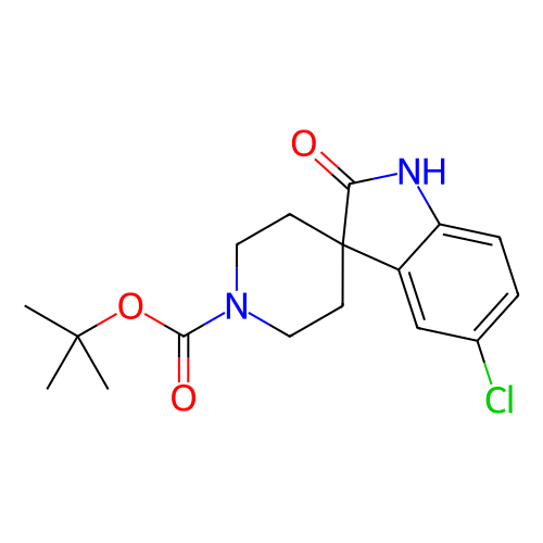 1'-Boc-5-氯-1,2-二氢-2-氧代-螺[3H-吲哚-3,4'-哌啶],tert-Butyl 5-chloro-2-oxospiro[indoline-3,4'-piperidine]-1'-carboxylate