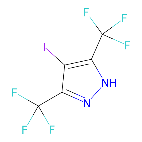 4-碘-3,5-雙(三氟甲基)-1H-吡唑,4-Iodo-3,5-bis(trifluoromethyl)-1H-pyrazole