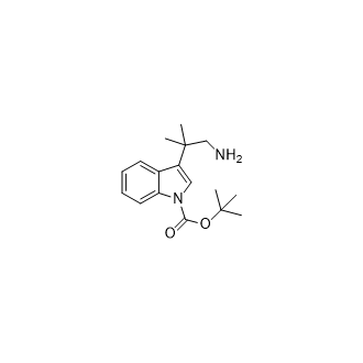 3-(1-氨基-2-甲基丙-2-基)-1H-吲哚-1-羧酸叔丁酯,tert-Butyl 3-(1-amino-2-methylpropan-2-yl)-1H-indole-1-carboxylate