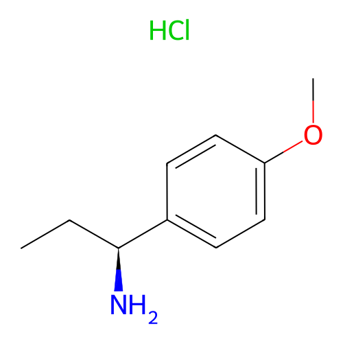 (S)-1-(4-甲氧基苯基)丙-1-胺盐酸盐,(S)-1-(4-Methoxyphenyl)propan-1-amine hydrochloride