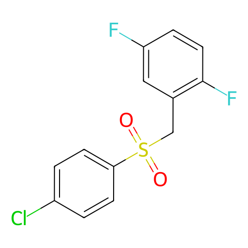 2-((4-氯苯基磺酰基)甲基)-1,4-二氟苯,2-((4-Chlorophenylsulfonyl)methyl)-1,4-difluorobenzene