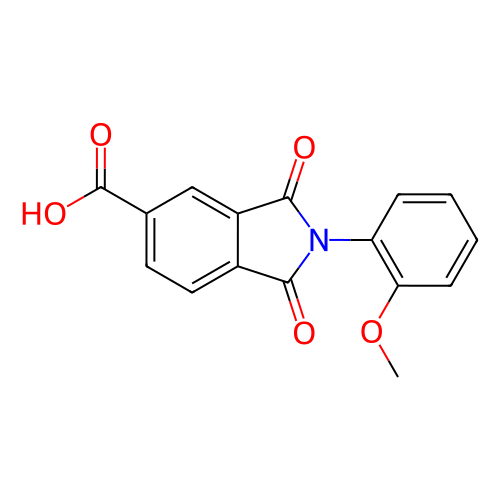 2-(2-甲氧基苯基)-1,3-二氧异二氢吲哚-5-羧酸,2-(2-Methoxyphenyl)-1,3-dioxoisoindoline-5-carboxylic acid
