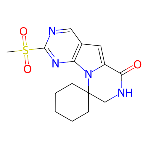 2'-(甲基磺酰基)-7',8'-二氢-6'H-螺[环己烷-1,9'-吡嗪并[1',2':1,5]吡咯并[2,3-d]嘧啶]-6'酮,2'-(Methylsulfonyl)-7',8'-dihydro-6'H-spiro[cyclohexane-1,9'-pyrazino[1',2':1,5]pyrrolo[2,3-d]pyrimidin]-6'-one