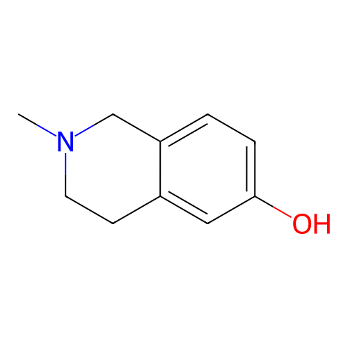 1,2,3,4-四氫-2-甲基-6-異羥基喹啉,2-Methyl-1,2,3,4-tetrahydroisoquinolin-6-ol