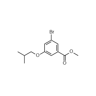 3-溴-5-異丁氧基苯甲酸甲酯,Methyl 3-bromo-5-isobutoxybenzoate