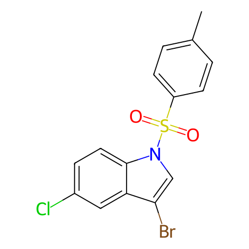 3-溴-5-氯-1-甲苯磺酰基-1H-吲哚,3-Bromo-5-chloro-1-tosyl-1H-indole