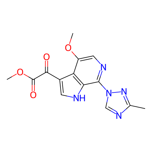 2-(4-甲氧基-7-(3-甲基-1H-1,2,4-三唑-1-基)-1H-吡咯并[2,3-c]吡啶-3-基)-2-氧代乙酸甲酯,Methyl 2-(4-methoxy-7-(3-methyl-1H-1,2,4-triazol-1-yl)-1H-pyrrolo[2,3-c]pyridin-3-yl)-2-oxoacetate