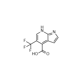 5-(三氟甲基)-7H-吡咯并[2,3-b]吡啶-4-羧酸,5-(Trifluoromethyl)-7H-pyrrolo[2,3-b]pyridine-4-carboxylic acid