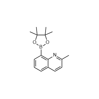2-甲基-8-(4,4,5,5-四甲基-1,3,2-二氧杂硼烷-2-基)喹啉,2-Methyl-8-(4,4,5,5-tetramethyl-1,3,2-dioxaborolan-2-yl)quinoline