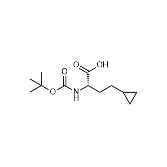 (S)-2-((叔丁氧基羰基)氨基)-4-環(huán)丙基丁酸,(S)-2-((tert-Butoxycarbonyl)amino)-4-cyclopropylbutanoic acid