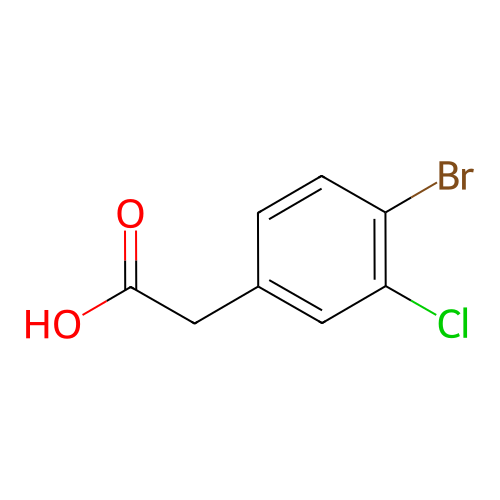 2-(4-溴-3-氯苯基)乙酸,2-(4-Bromo-3-chlorophenyl)acetic acid