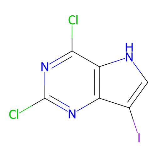 2,4-二氯-7-碘-5H-吡咯并[3,2-d]嘧啶,2,4-Dichloro-7-iodo-5H-pyrrolo[3,2-d]pyrimidine