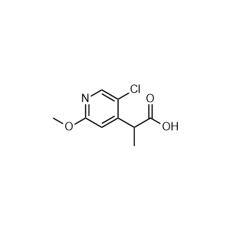 2-(5-氯-2-甲氧基吡啶-4-基)丙酸,2-(5-Chloro-2-methoxypyridin-4-yl)propanoic acid