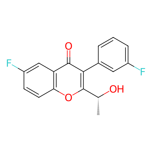 (R)-6-氟-3-(3-氟苯基)-2-(1-羟乙基)-4H-苯并吡喃-4-酮,(R)-6-fluoro-3-(3-fluorophenyl)-2-(1-hydroxyethyl)-4H-chromen-4-one