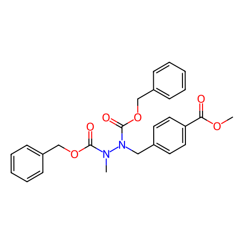 1-(4-(甲氧基羰基)芐基)-2-甲基肼-1,2-二羧酸芐酯,Dibenzyl 1-(4-(methoxycarbonyl)benzyl)-2-methylhydrazine-1,2-dicarboxylate