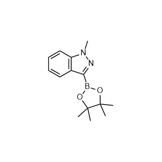 1-甲基-3-(4,4,5,5-四甲基-1,3,2-二氧硼杂环戊烷-2-基)-1H-吲唑,1-Methyl-3-(4,4,5,5-tetramethyl-1,3,2-dioxaborolan-2-yl)-1H-indazole