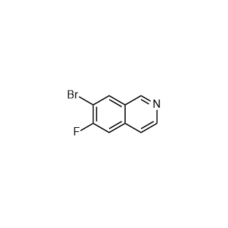 7-溴-6-氟異喹啉,7-Bromo-6-fluoroisoquinoline