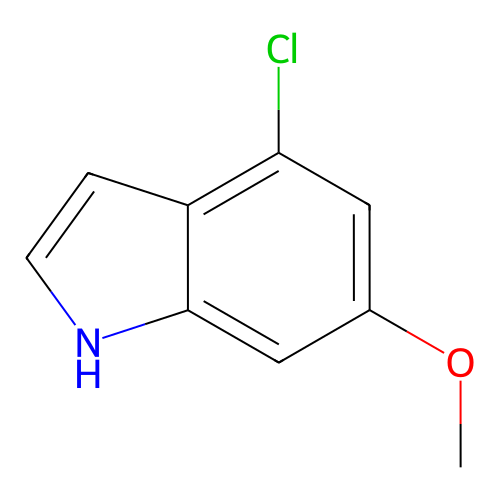 4-氯-6-甲氧基吲哚,4-Chloro-6-methoxy-1H-indole