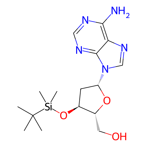 ((2R,3S,5R)-5-(6-氨基-9H-嘌呤-9-基)-3-((叔丁基二甲基硅烷基)氧基)四氢呋喃-2-基)甲醇,3'-O-(tert-butyldiMethylsilyl)-2'-deoxyadenosine