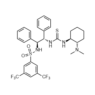 N-[(1S,2S)-2-[[[[(1S,2S)-2-(二甲基氨基)环己基]氨基]硫代甲基]氨基]-1,2-二苯基乙基]-3,5-双三氟甲基苯磺酰胺,N-[(1S,2S)-2-[[[[(1S,2S)-2-(Dimethylamino)cyclohexyl]amino]thioxomethyl]amino]-1,2-diphenylethyl]-3,5-bis(trifluoromethyl)benzenesulfonamide