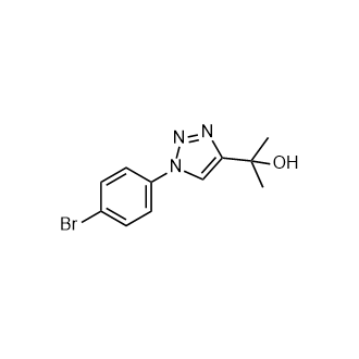 1-(4-溴苯基)-α,α-二甲基-1H-1,2,3-三唑-4-甲醇,1-(4-Bromophenyl)-α,α-dimethyl-1H-1,2,3-triazole-4-methanol