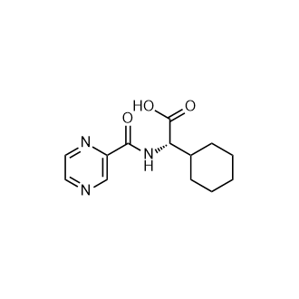 (S)-2-环丙基-2-(吡咯烷-2-羧酰氧基)乙酸,(S)-2-cyclohexyl-2-(pyrazine-2-carboxamido)acetic acid
