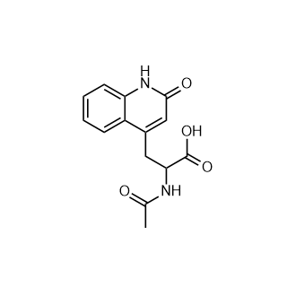 2-乙酰氨基-3-(2-氧代-1,2-二氢喹啉-4-基)丙酸,2-Acetylamino-3-(2-quinolon-4-yl)propionic acid